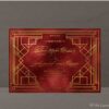 Great Gatsby Roaring red premium velvet foil pressed invitation