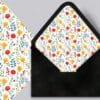Wild Flowers 5 Envelope Liners