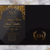 Black Velvet Invitation Folios