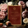 Timeless Frame dark cherry premium velvet foil pressed invitation
