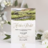 Ranch Romance ivory paper wedding invitation