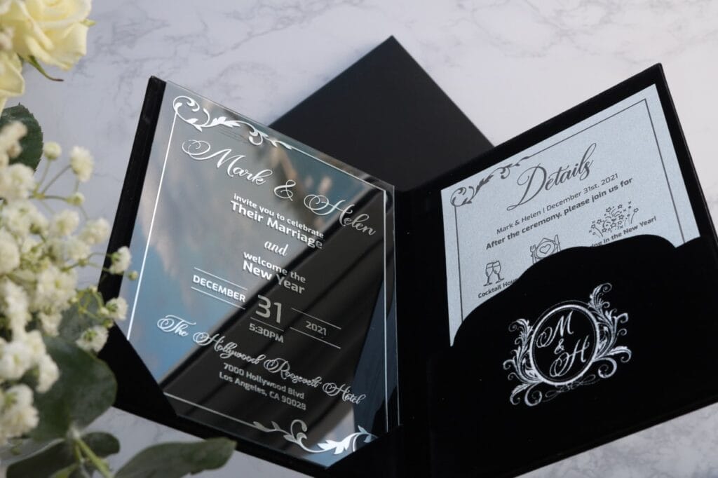 Luxury Velvet Invitations Velvet Invitations